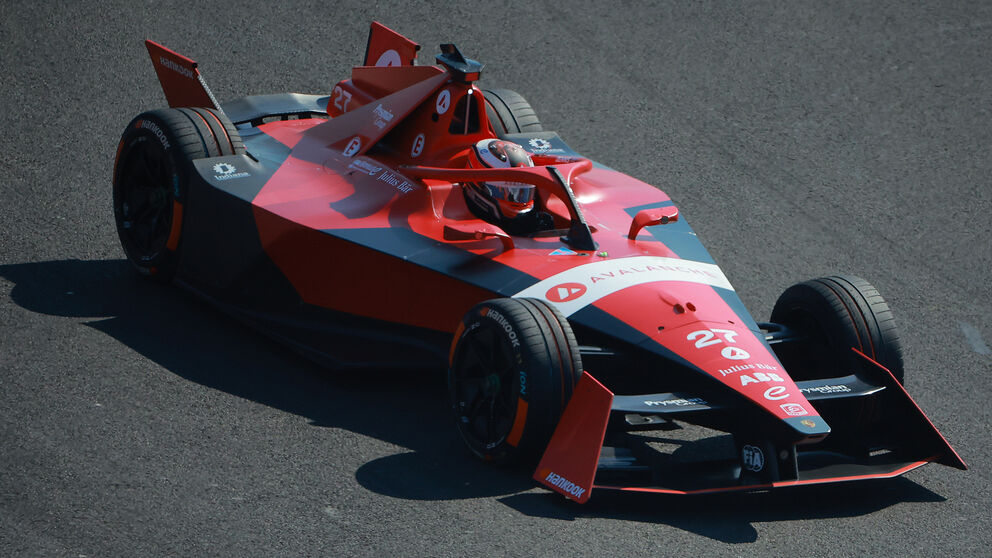 Formula E: Jake Dennis in action